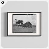 Texas tenant farmer's house - Dorothea Lange Poster.