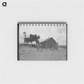 アートメモ帳-Texas tenant farmer's house - ドロテア ラング Memo.