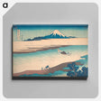 アートパネル-Fuji—The Tama River, Musashi Province - 葛飾 北斎 Canvas.