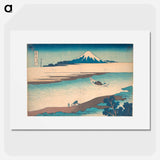 アートポスター-Fuji—The Tama River, Musashi Province - 葛飾 北斎 Poster.