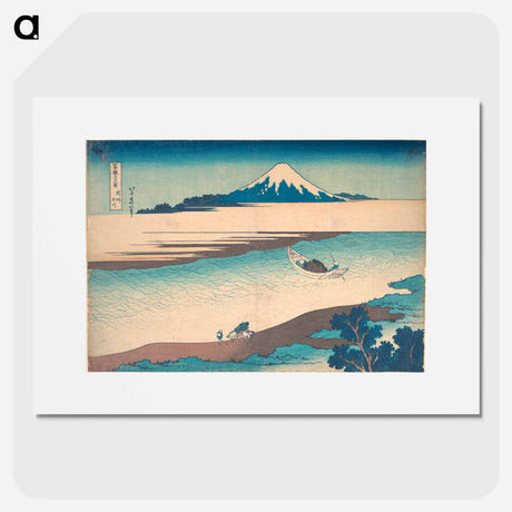 アートポスター-Fuji—The Tama River, Musashi Province - 葛飾 北斎 Poster.
