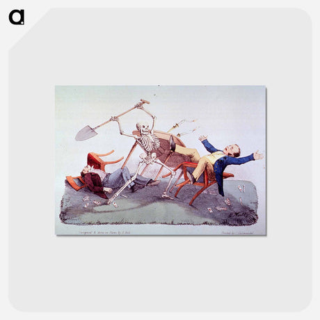 アートポストカード-Death and the Gamblers
 - 国立医学図書館 Postcard.