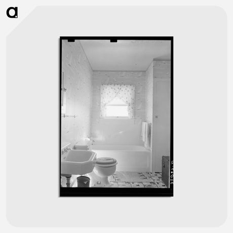 アートポストカード-Bathroom of a Tenant House
 - ラッセル リー Postcard.