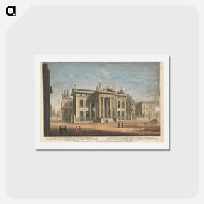アートポストカード-A View of the Printing House (a), the Theatre (b), the Museum (c), part of the Schools (d), part of All Souls College (e), & St. Mary's Church (f), & c. in the University of Oxford
 - イェール大学アートギャラリー Postcard.