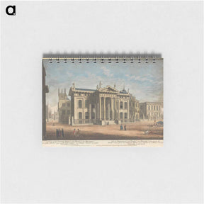 アートメモ帳-A View of the Printing House (a), the Theatre (b), the Museum (c), part of the Schools (d), part of All Souls College (e), & St. Mary's Church (f), & c. in the University of Oxford
 - イェール大学アートギャラリー Memo.