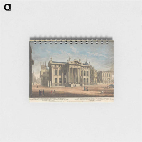 アートメモ帳-A View of the Printing House (a), the Theatre (b), the Museum (c), part of the Schools (d), part of All Souls College (e), & St. Mary's Church (f), & c. in the University of Oxford
 - イェール大学アートギャラリー Memo.