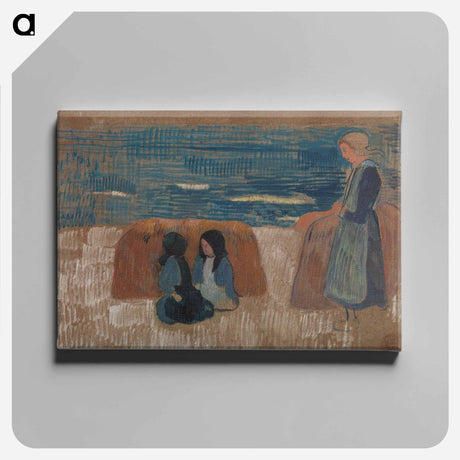 アートパネル-Breton Women by the Sea
 - バーンズ・コレクション Canvas.