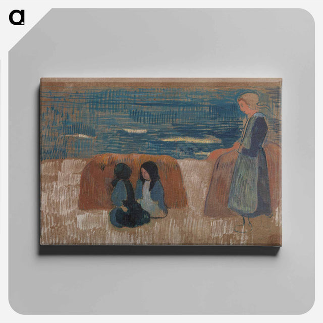 アートパネル-Breton Women by the Sea
 - バーンズ・コレクション Canvas.