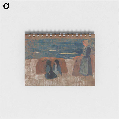 アートメモ帳-Breton Women by the Sea
 - バーンズ・コレクション Memo.