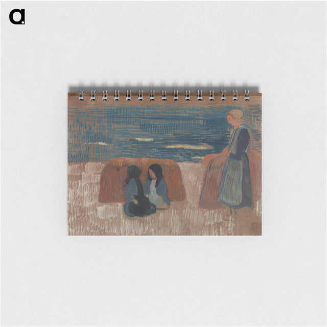 アートメモ帳-Breton Women by the Sea
 - バーンズ・コレクション Memo.