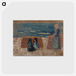 アートポストカード-Breton Women by the Sea
 - バーンズ・コレクション Postcard.