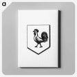 アートパネル-Cock in a Shield, Heraldic Design
 - 大英図書館 Canvas.