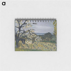 アートメモ帳-Landscape, Nice - アンリ マティス Memo.