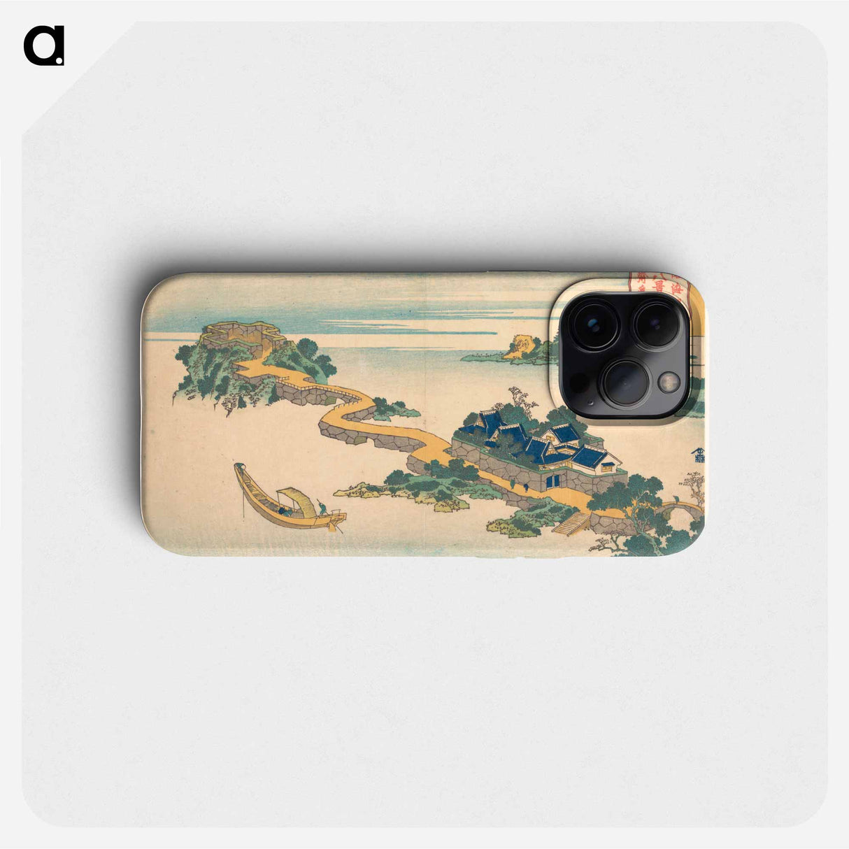 Hokusai's Sound of the Lake at Rinkai - 葛飾 北斎 Phone Case.