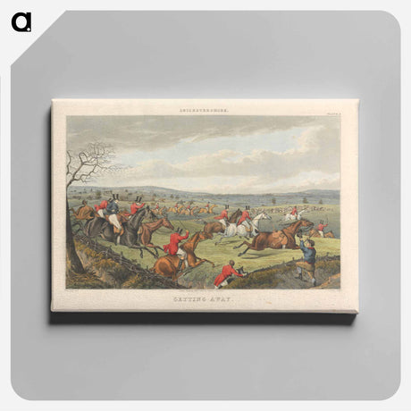アートパネル-Fox Hunting: Leicestershire - Getting Away
 - イェール大学アートギャラリー Canvas.
