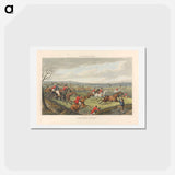 アートポストカード-Fox Hunting: Leicestershire - Getting Away
 - イェール大学アートギャラリー Postcard.