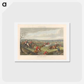 アートポストカード-Fox Hunting: Leicestershire - Getting Away
 - イェール大学アートギャラリー Postcard.