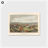 アートポストカード-Fox Hunting: Leicestershire - Getting Away
 - イェール大学アートギャラリー Postcard.