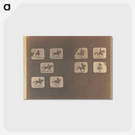 アートポストカード-Running. Cantering
 - エドワード マイブリッジ Postcard.