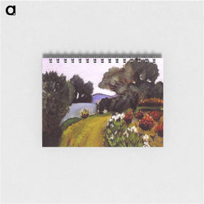 アートメモ帳-In the Nice Countryside, Garden of Irises - アンリ マティス Memo.