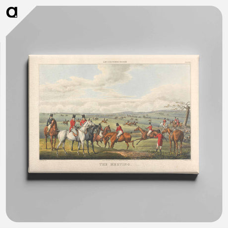 アートパネル-Fox Hunting: Leicestershire - The Meeting
 - イェール大学アートギャラリー Canvas.
