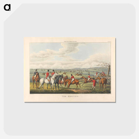 アートポストカード-Fox Hunting: Leicestershire - The Meeting
 - イェール大学アートギャラリー Postcard.