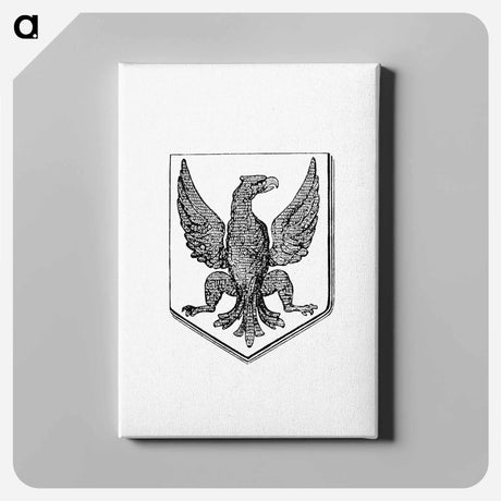 アートパネル-Bird in a Shield, Heraldic Design
 - 大英図書館 Canvas.