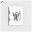 アートメモ帳-Bird in a Shield, Heraldic Design
 - 大英図書館 Memo.