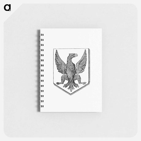アートメモ帳-Bird in a Shield, Heraldic Design
 - 大英図書館 Memo.