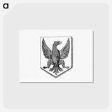 アートポストカード-Bird in a Shield, Heraldic Design
 - 大英図書館 Postcard.