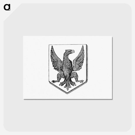 アートポストカード-Bird in a Shield, Heraldic Design
 - 大英図書館 Postcard.