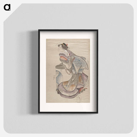 アートポスター-Katsushika Hokusai’s Japanese woman. Album of Sketches - 葛飾 北斎 Poster.