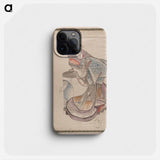 Katsushika Hokusai’s Japanese woman. Album of Sketches - 葛飾 北斎 Phone Case.