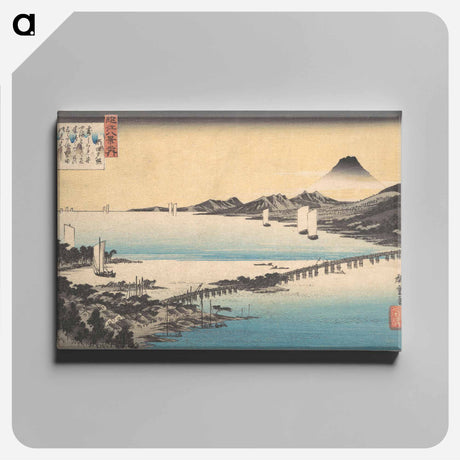 アートパネル-Sunset, Seta, Lake Biwa
 - 歌川 広重 Canvas.