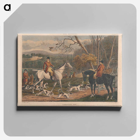 アートパネル-Fox Hunters - Throwing Off
 - イェール大学アートギャラリー Canvas.