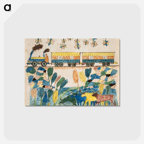 アートポストカード-Landscape–Train
 - バーンズ・コレクション Postcard.