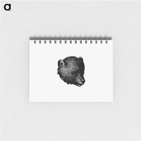 アートメモ帳-Bear from Woodland Romances
 - 大英図書館 Memo.