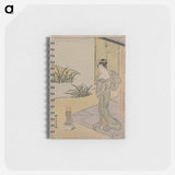 アートメモ帳-Young Woman Looking at a Pot of Pinks
 - クリーブランド美術館 Memo.