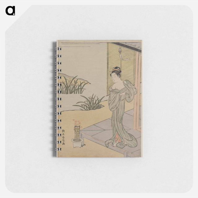 アートメモ帳-Young Woman Looking at a Pot of Pinks
 - クリーブランド美術館 Memo.