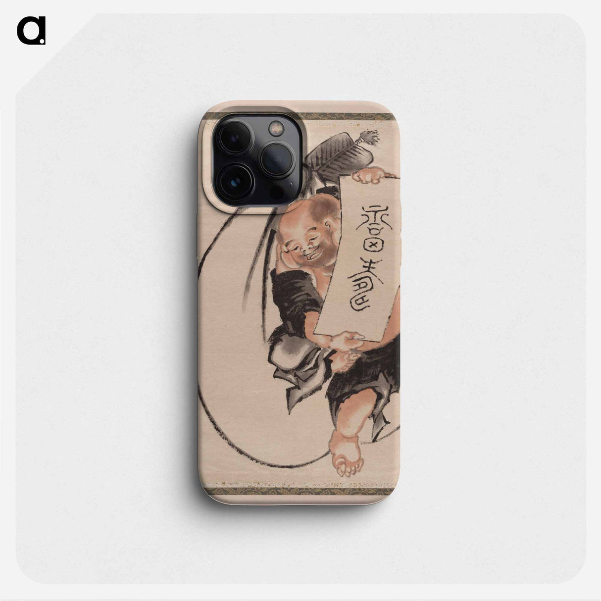 Katsushika Hokusai's Japanese man illustration - Katsushika Hokusai Phone Case.