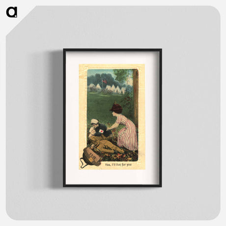 アートポスター-Nurse Supporting Wounded Soldier
 - 国立医学図書館 Poster.