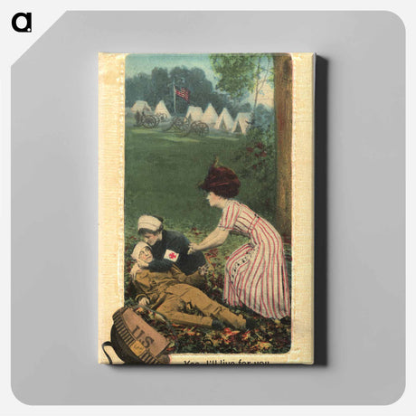 アートパネル-Nurse Supporting Wounded Soldier
 - 国立医学図書館 Canvas.