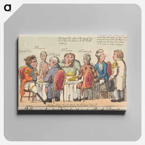 アートパネル-Billy and a Few Select Friends Celebrating his Birth Day!
 - イェール大学アートギャラリー Canvas.