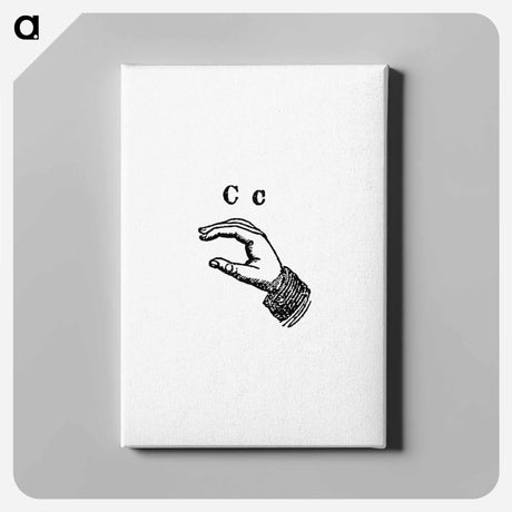 アートパネル-Sign Language for Letter C
 - 大英図書館 Canvas.