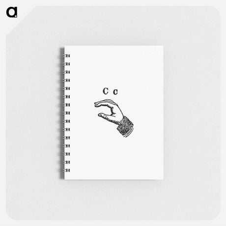 アートメモ帳-Sign Language for Letter C
 - 大英図書館 Memo.