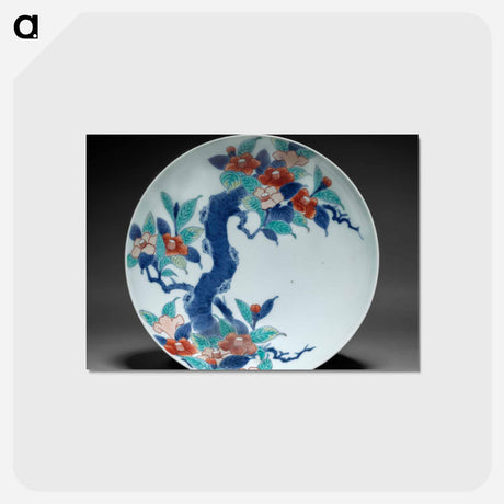 アートポストカード-Dish with Camellia
 - クリーブランド美術館 Postcard.