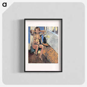 アートポスター-Nude, Spanish Carpet - アンリ マティス Poster.