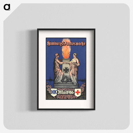 アートポスター-Hamburgs Dankeswoche
 - 国立医学図書館 Poster.