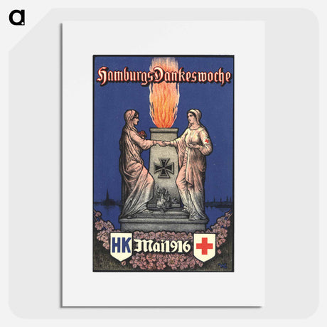 アートポスター-Hamburgs Dankeswoche
 - 国立医学図書館 Poster.