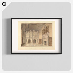アートポスター-Interior View of the hall at Burton Agnes, Yorkshire; the Seat of Sir Francis Boynton Bart.
 - イェール大学アートギャラリー Poster.